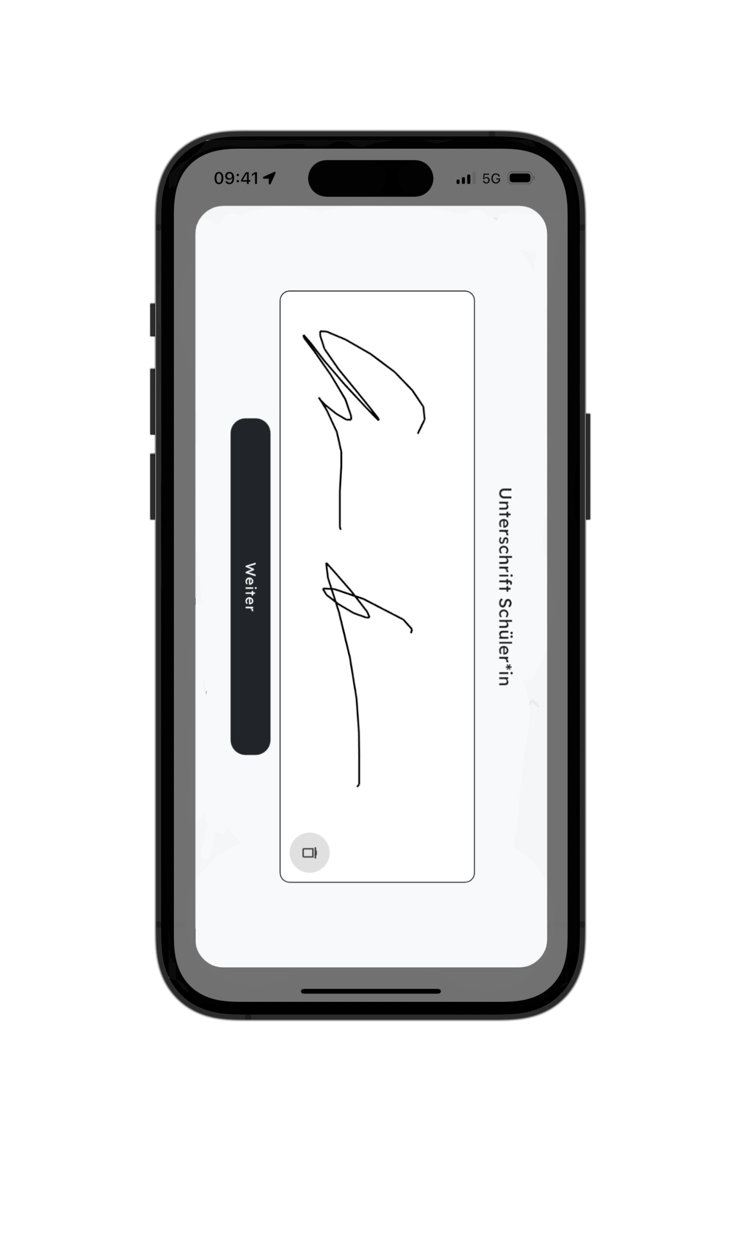 Neues Unterschriften-Design